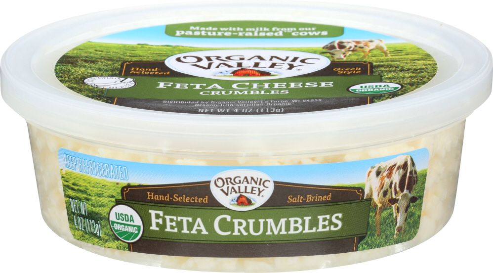 Organic Valley Feta Crumbles (4oz)