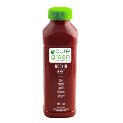Pure Green Rockin Beet Cold Pressed Juice (16oz.)