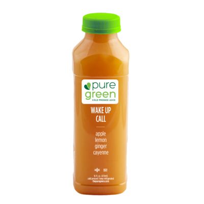 Pure Green Wake Up Call Cold Pressed Juice (16oz.)