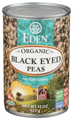 Eden Organic Black Eyed Peas No Salt Added 15oz