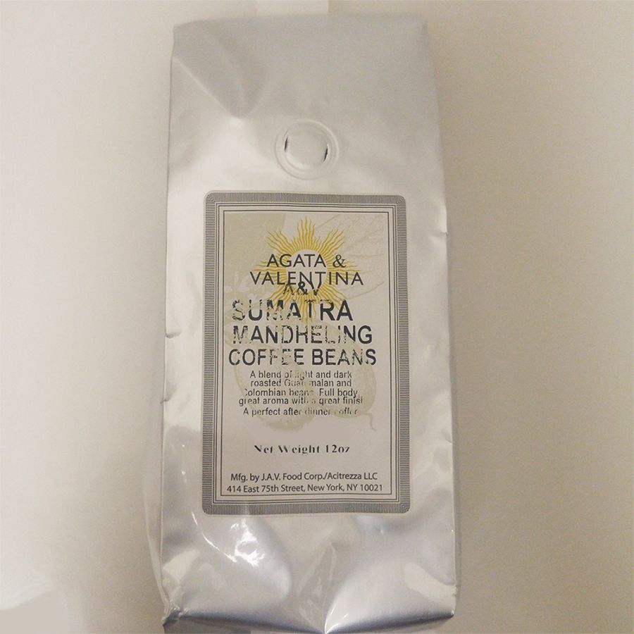 A&V Sumatra Mandheling Coffee Bean 12Oz