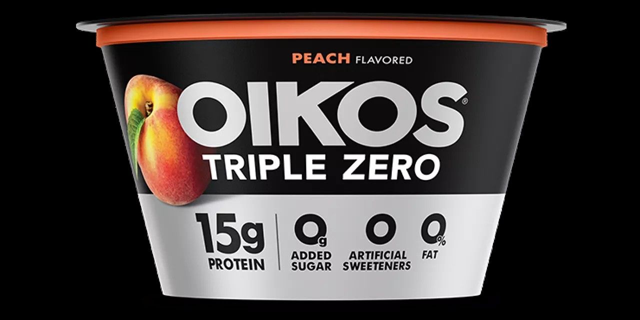 Oikos Triple Zero Peach Yogurt (5.3 oz)