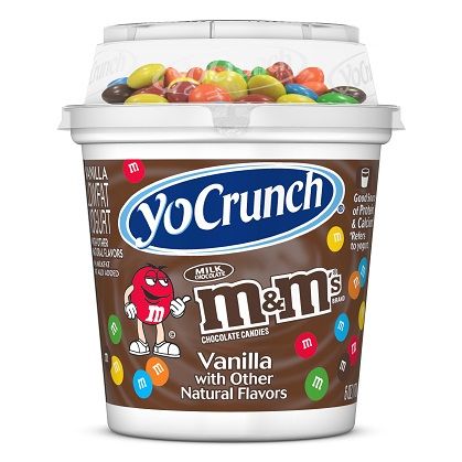 Yo Crunch Vanilla Yogurt with M&Ms (6oz.)