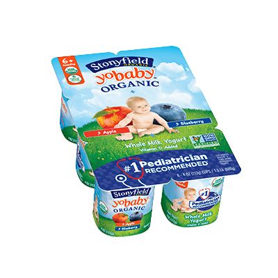 Stonyfield Yobaby Organic Blueberry/Apple (6pk)