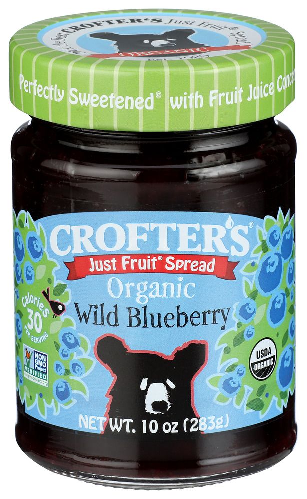 Crofter's Org Wild Blueberry Fruit Spread (10 oz)