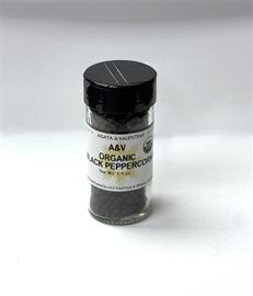 A&V Organic Peppercorns Black 1.9Oz