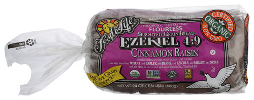 Food for Life Ezekiel Org Cinnamon Raisin Bread (24oz)