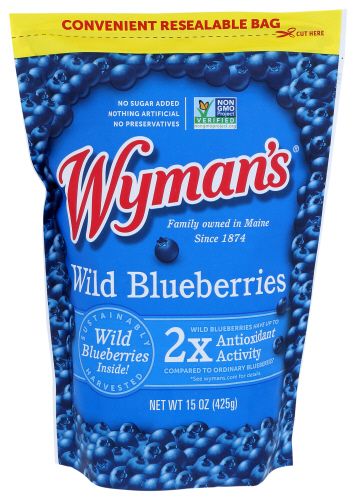 Wymans Fruit Wild Blueberries 15oz