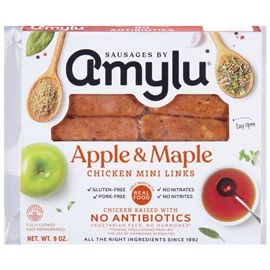 Amylu Mini Apple & Maple Chicken Sausage Links (9oz)