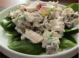 Turkey Salad With Dried Cranberries & Pecans