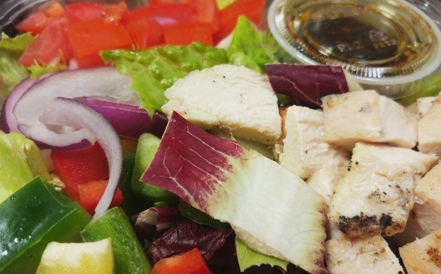 Pizza Grilled Chicken Salad