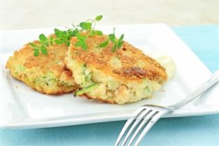Calamari Zucchini Cakes