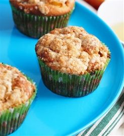Homemade Mini Apple Crumb Muffin