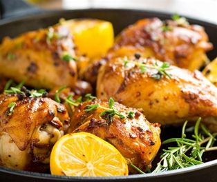 Organic Greek Lemon Chicken Thighs