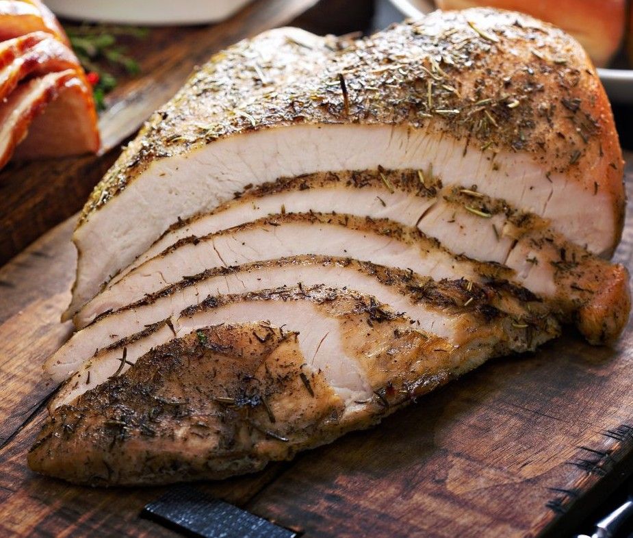 A&V All Natural ABHF Whole Cooked Turkey Breast (Serves 2-4 PPL)