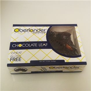 Oberlander Chocolate Leaf Cookies (12oz.)