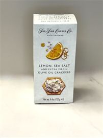 The Fine Cheese Co Lemon Sea Salt Extra Virgin Olive Oil Crackers (4.4 oz)