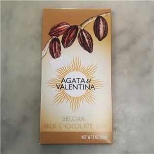 A&V Belgian Milk Chocolate Bar (3oz.)