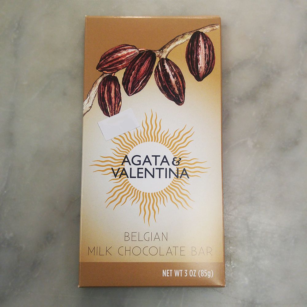 A&V Belgian Milk Chocolate Bar (3oz.)