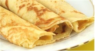 Crepes Handmade Cheese & Strawberry (6Pc)