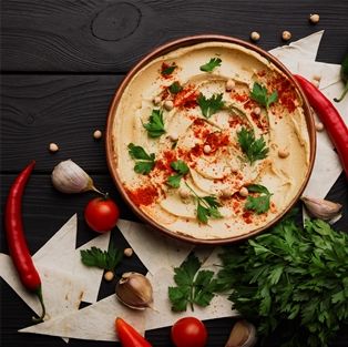 A&V Hummus Roasted Red Pepper