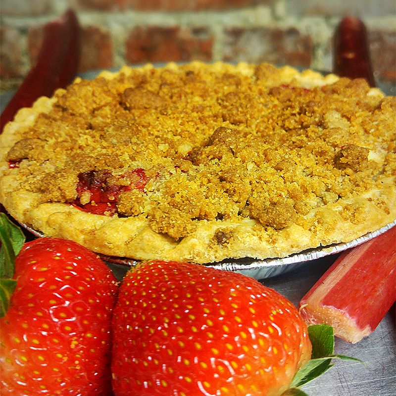 Strawberry Rhubarb Pie 9"