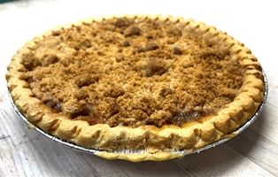 9" Peach Crumb Pie