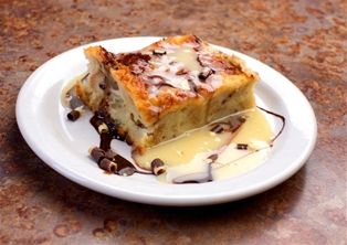 Chocolate Colomba Bread Pudding