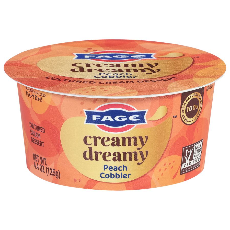 Fage Creamy Dreamy Peach Cobbler 4.4oz