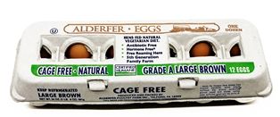 Alderfer Large Cage Free Brown Eggs (1doz)