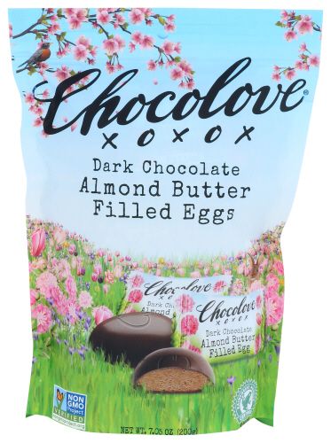 Chocolove Dark Chocolate Almond Butter Eggs