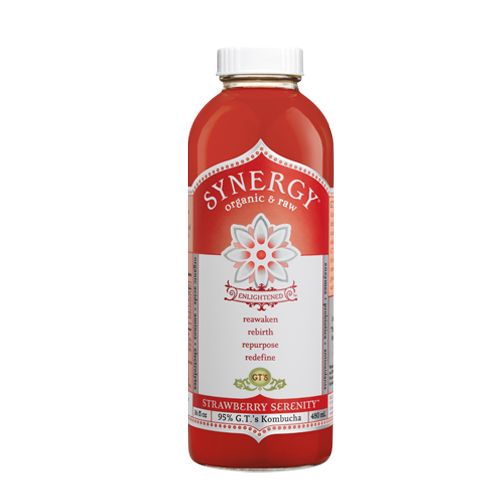 GT ORGANIC STRAWBERRY SERENITY KOMBUCHA