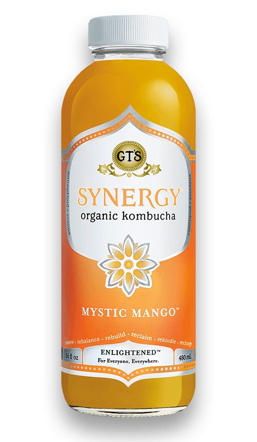 GT ORGANIC MYSTIC MANGO KOMBUCHA