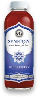 GT ORGANIC GINGERBERRY KOMBUCHA