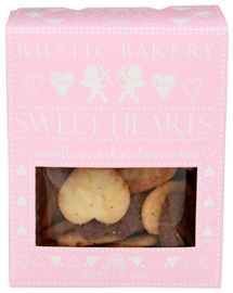 Rustic Bakery Vanilla & Chocolate Heart  Cookies (5oz)