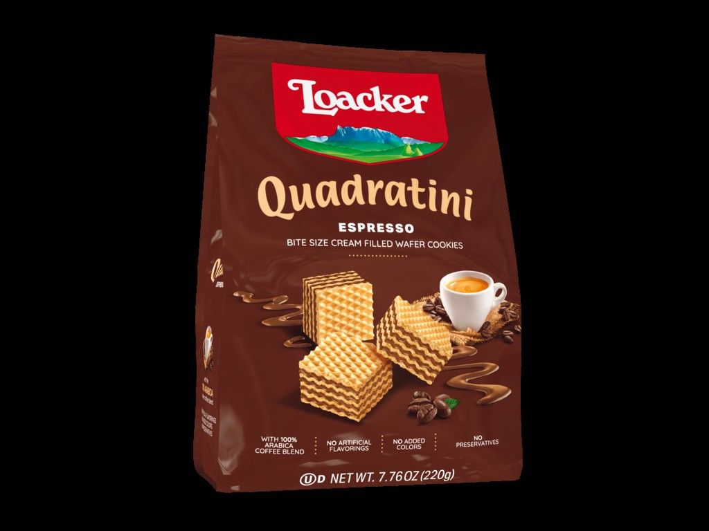 Loacker Espresso Quadratini Cookies (7.76 oz)