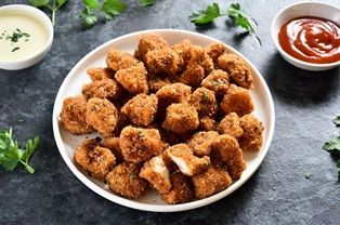 Small Popcorn Chicken Platter