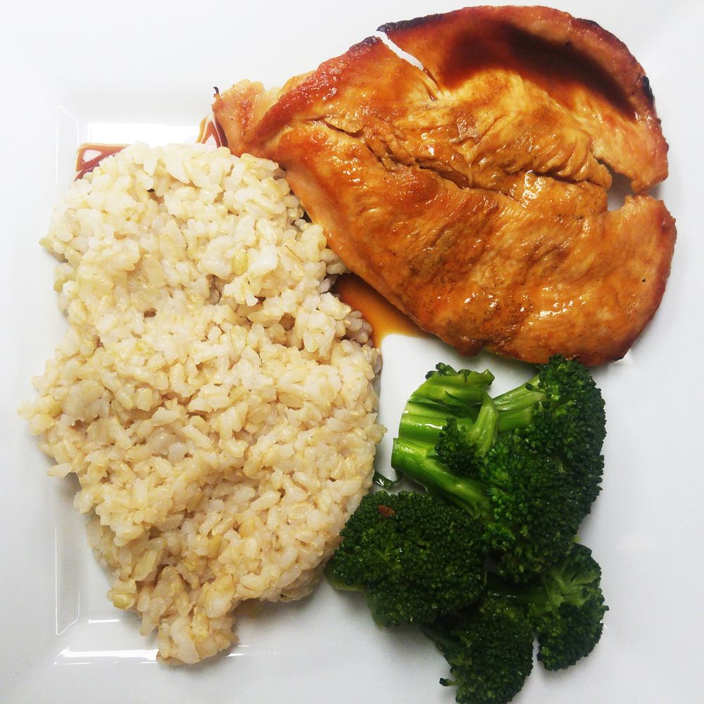 Chicken Teriyaki with Broccoli & Brown Rice