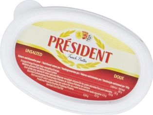 President Unsalted Spreadable Butter
