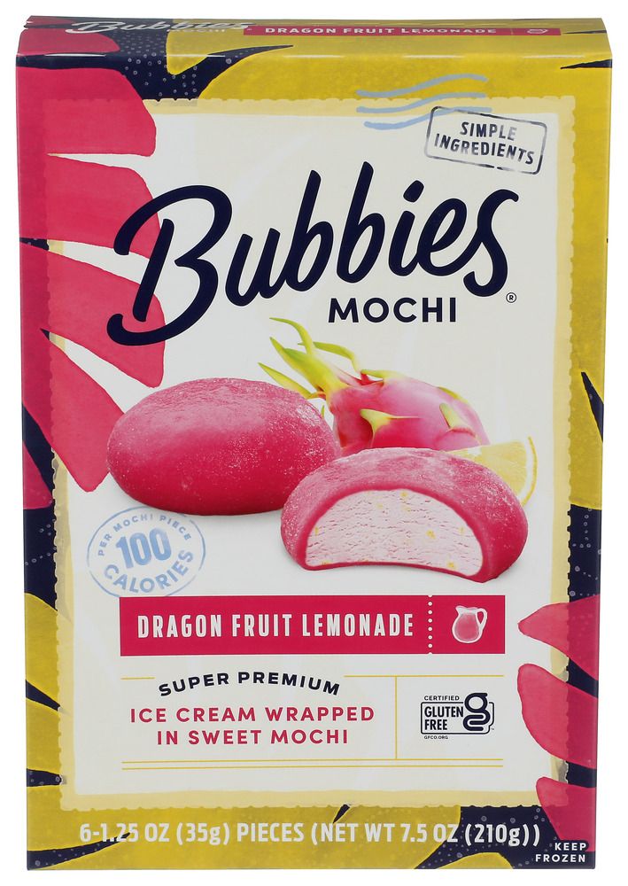 Bubbies Mochi Dragon Fruit Lemonade (7.5 oz)