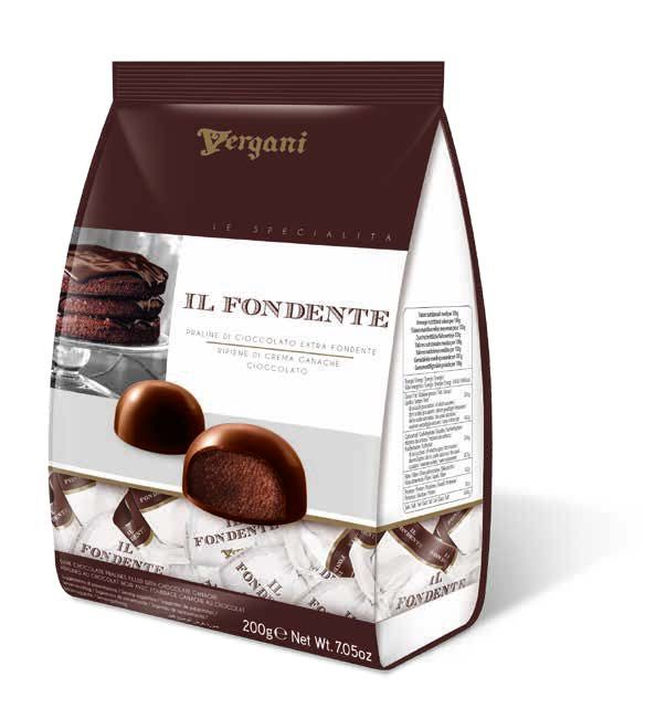 S. VERGANI DARK CHOCOLATE PRALINE "ll FONDENTE"