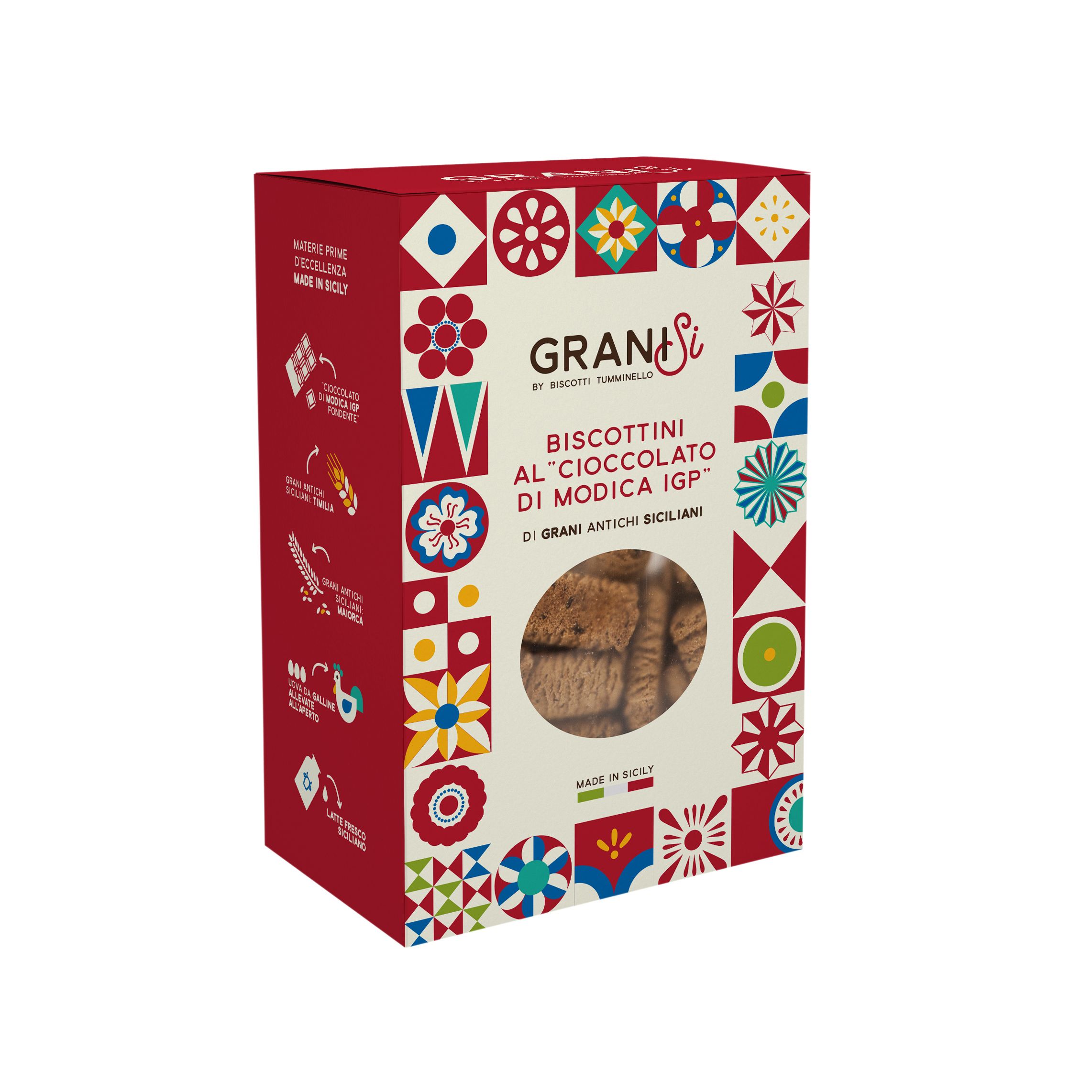 Tumminello Biscottini Cioccolato di Modica IGP (7.40 oz)