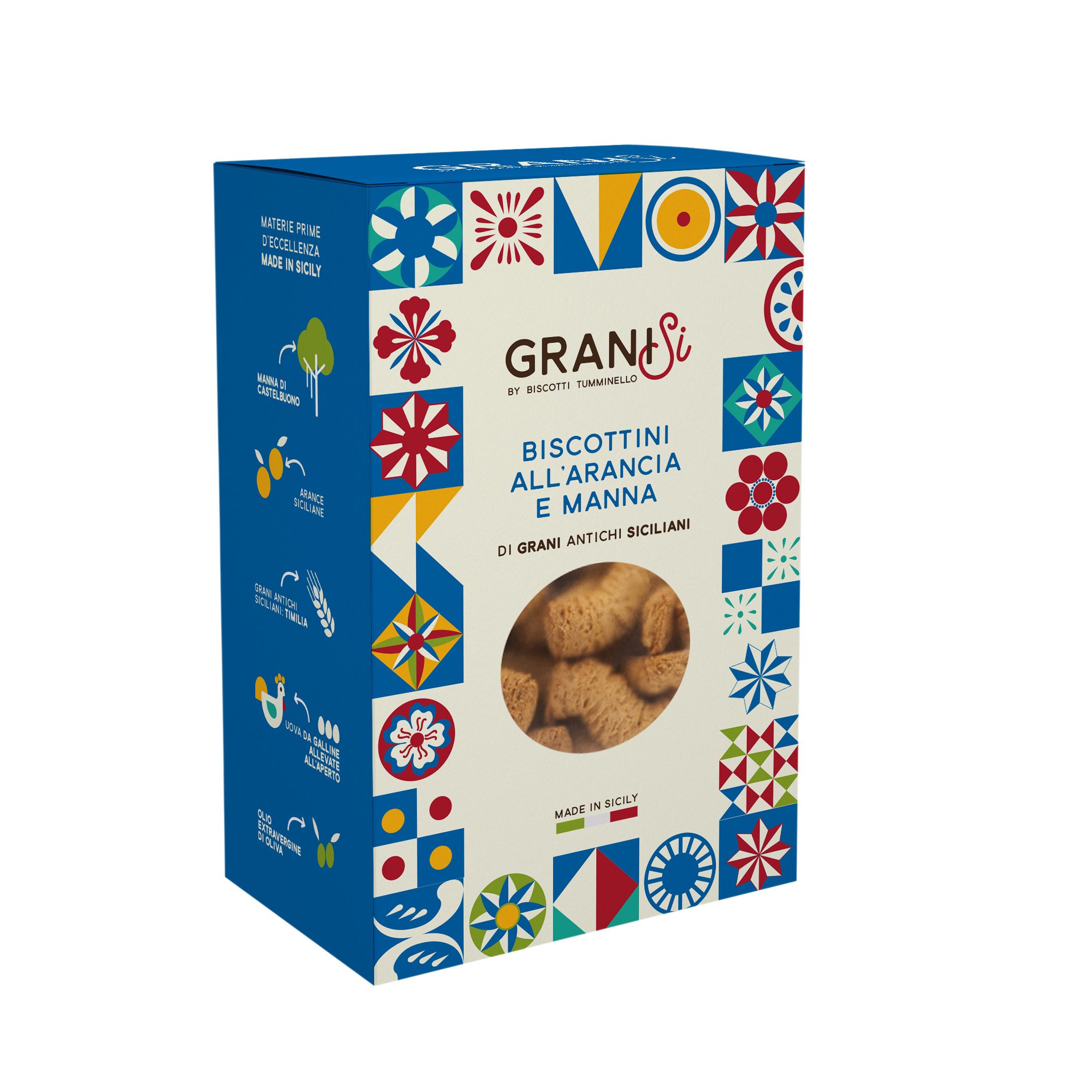 Tumminello Biscottini all' Arancia e Manna (7.40 oz)
