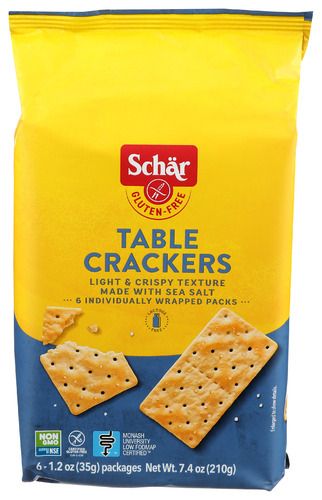 Schar GF Plain Table Crackers 7.4oz