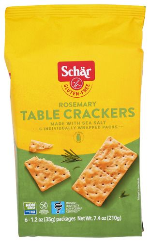 Schar GF Rosemary Table Crackers 7.4oz