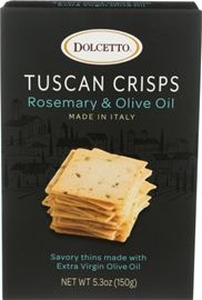Dolcetto Tuscan Crisps Rosemary & Olive Oil (5.3 oz)