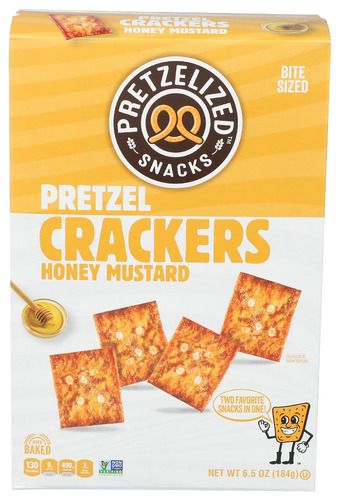 Pretzelized Snacks Honey Mustard Pretzel Crackers 6.5oz