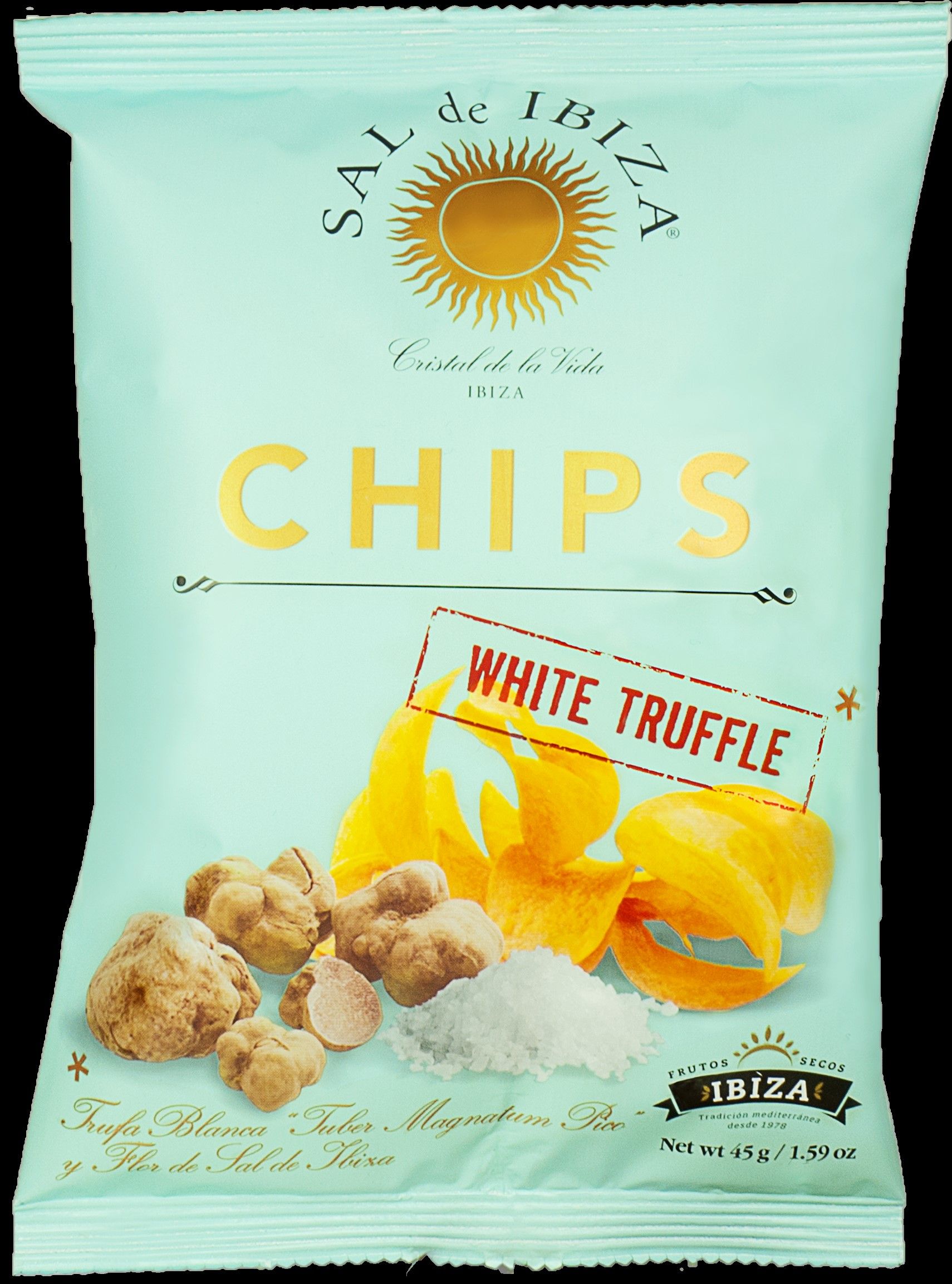 Sal de Ibiza Chips White Truffle 4.4oz