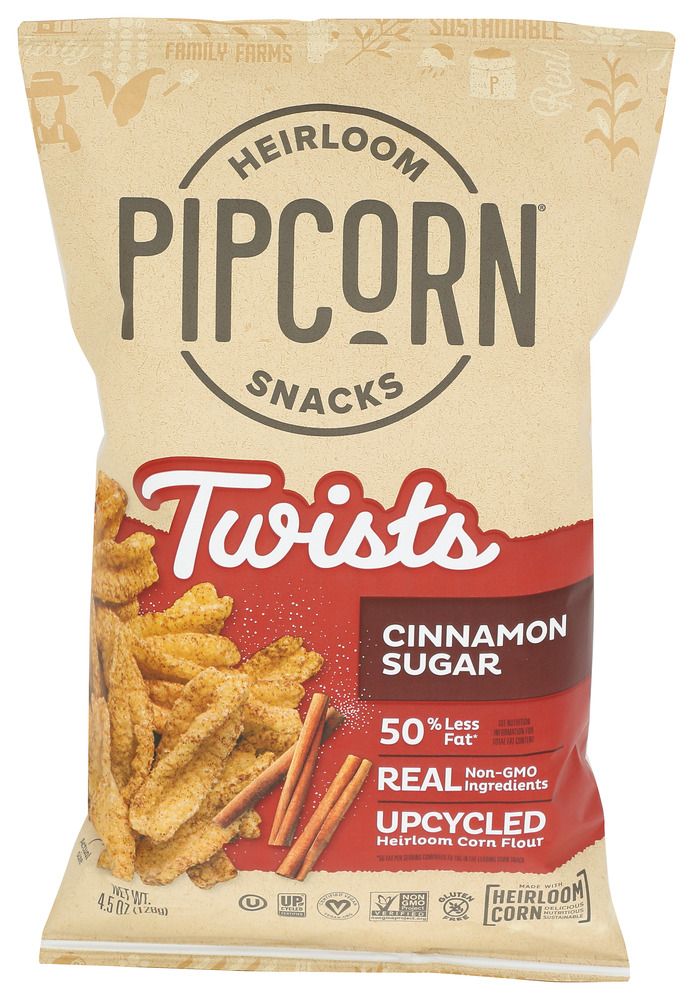 Pipcorn Cinnamon Sugar Twists 4.5oz