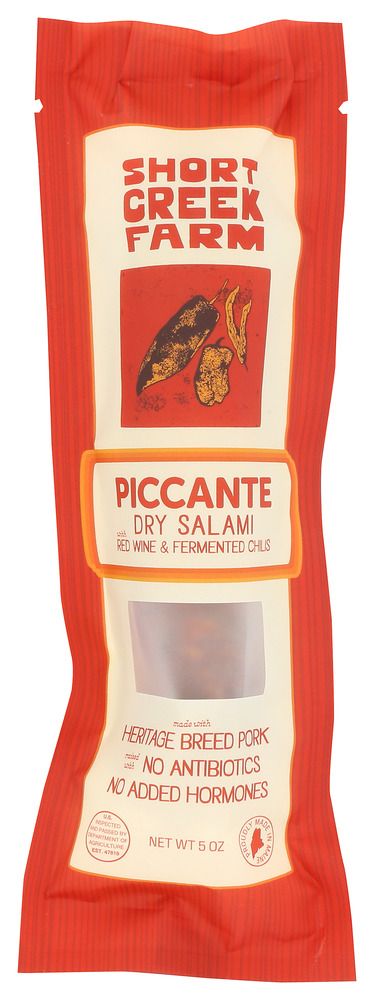 Short Creek Farm Piccante Salami 5oz